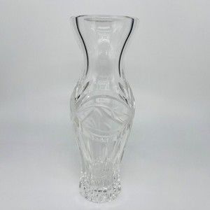 Crystal Gorham Bud Vase Clear Heavy Made in Poland 6.75"